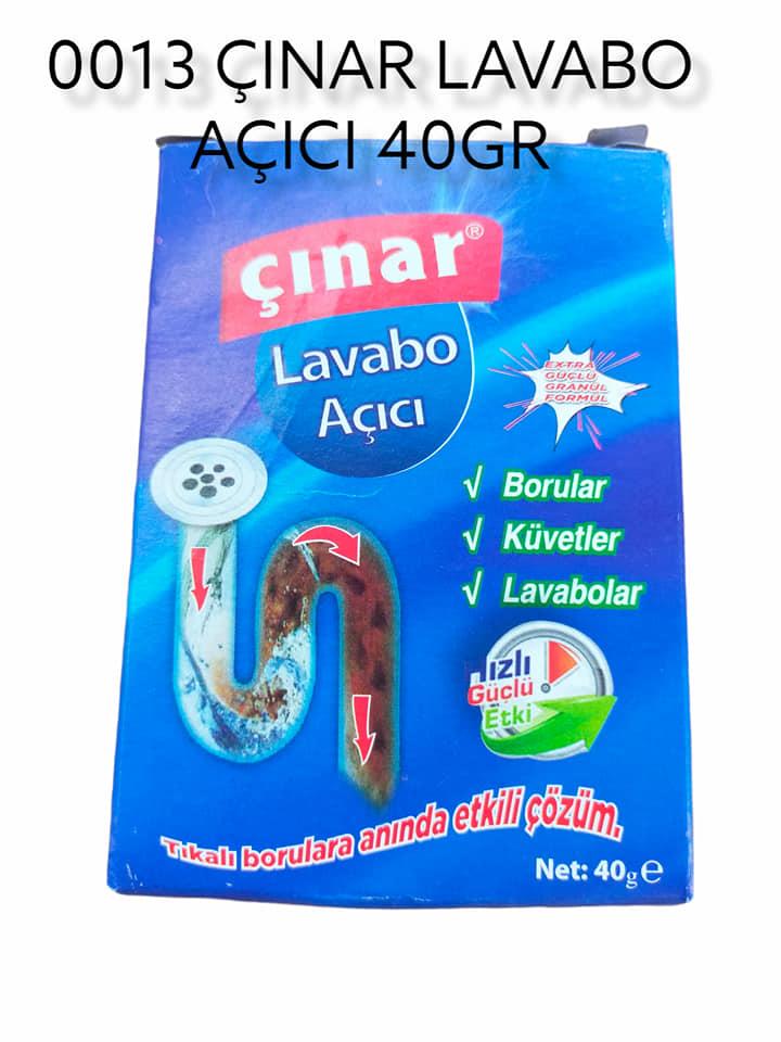 0013   ÇINAR LAVABO AÇ 40gr
