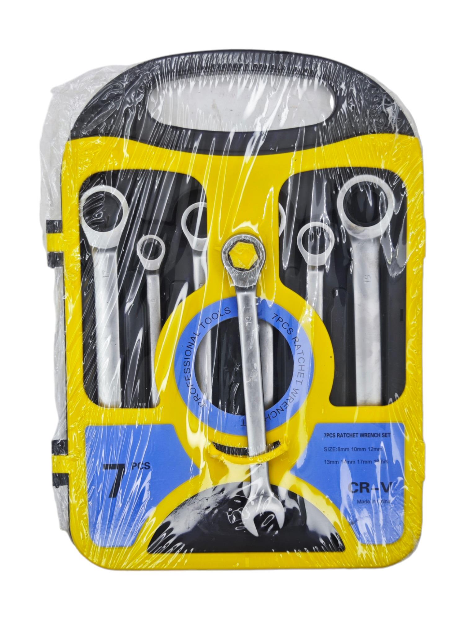 00151    CR-V 7prç Cırcırlı Anahtar Seti - 8-19mm