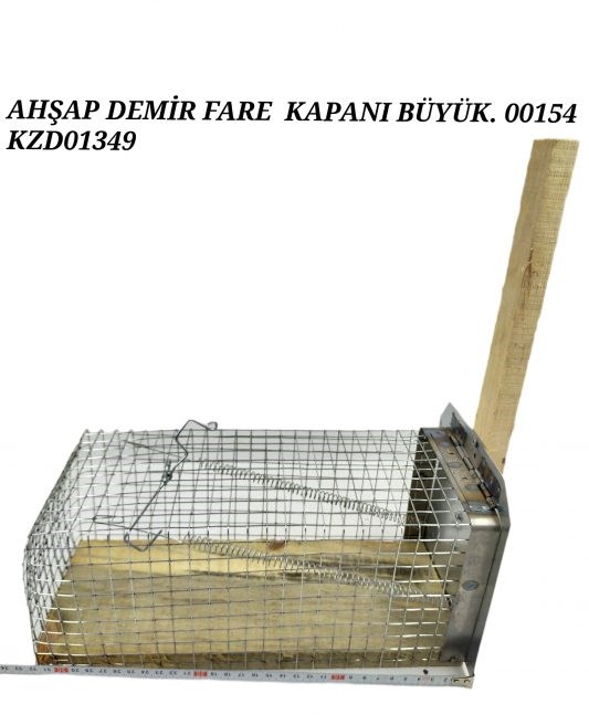 00154   Ahşap-Demir Fare Kapanı - Büyük