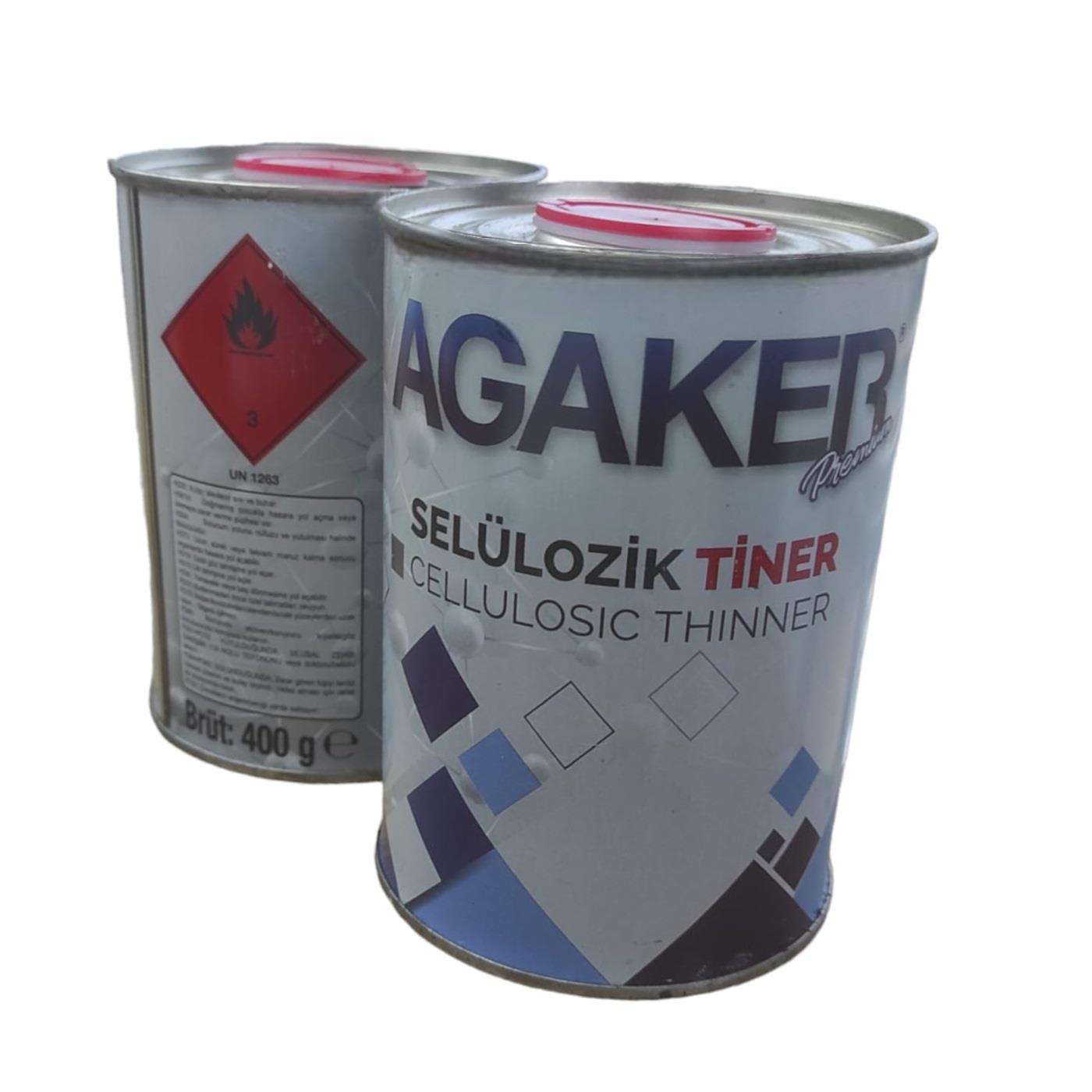 00393   AGAKER SELÜLOZİK TİNER 1/2 400gr