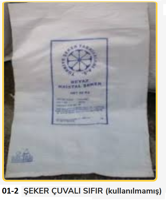 01-2 BOŞ  ŞEKER ÇUVALI 60*100cm (Sıfır)