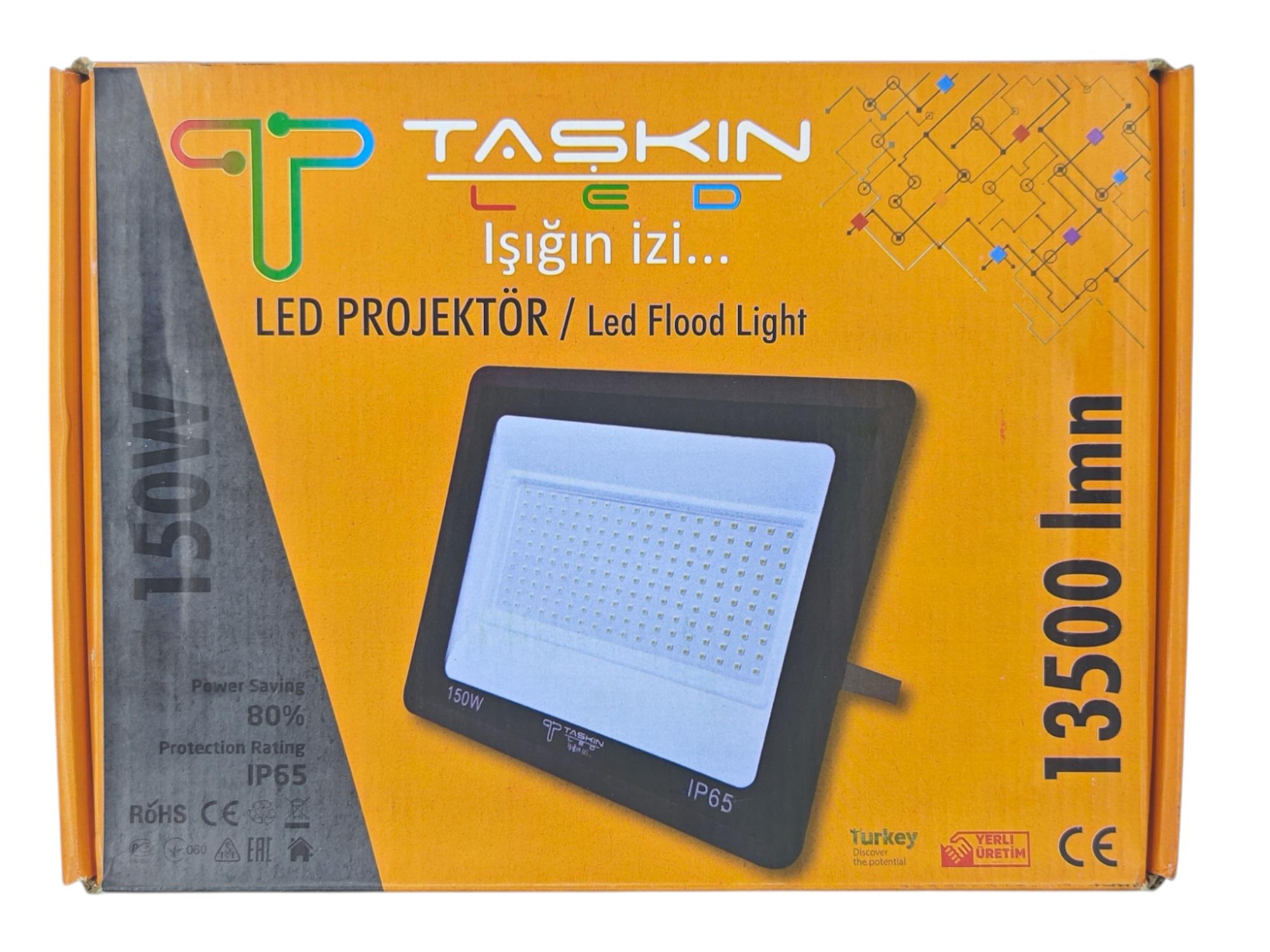 01081   Taşkın Led 150W Tablet Projektör 1350lmn