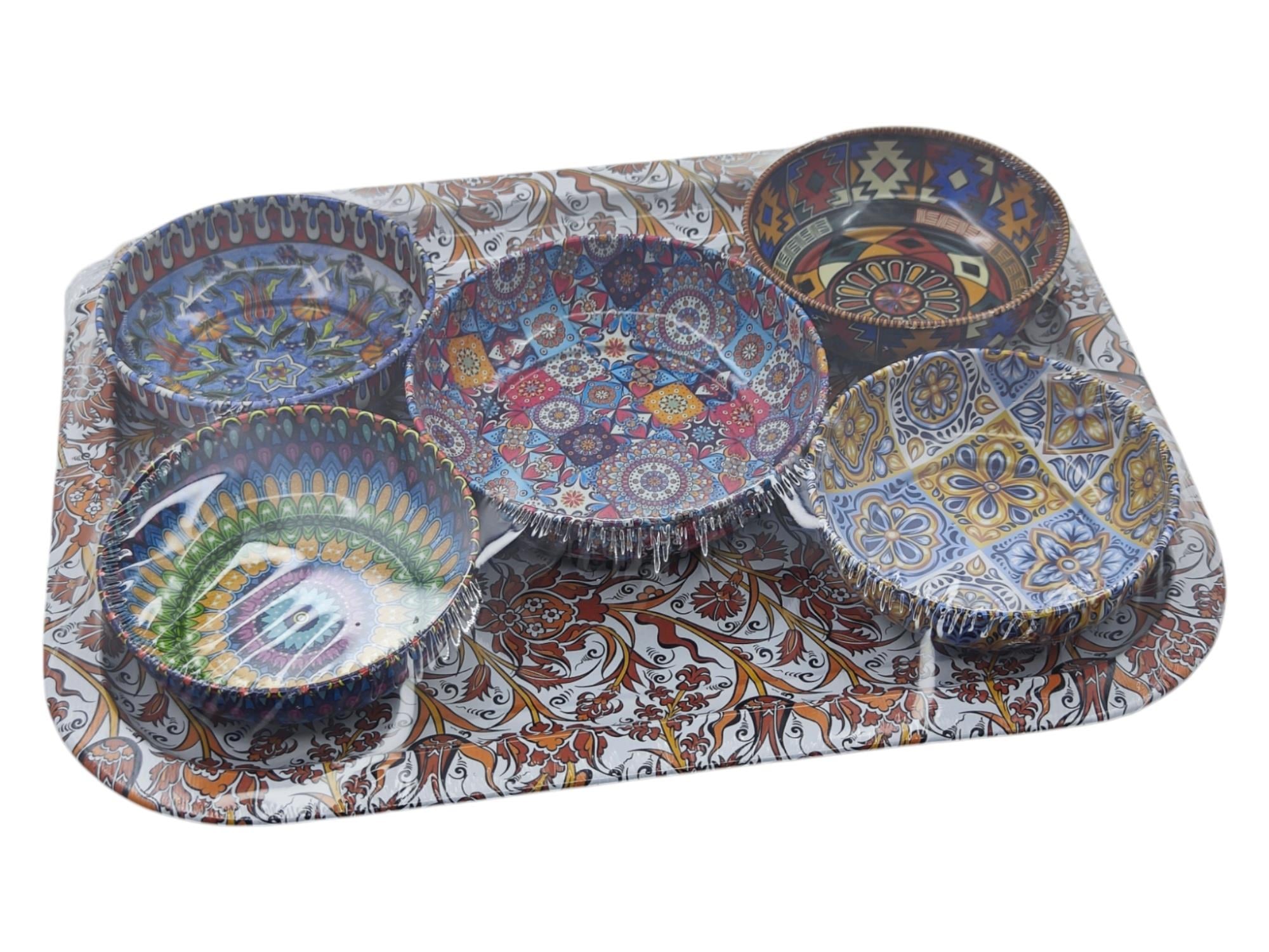 01751   Özcan 5li Metal Çerezlik