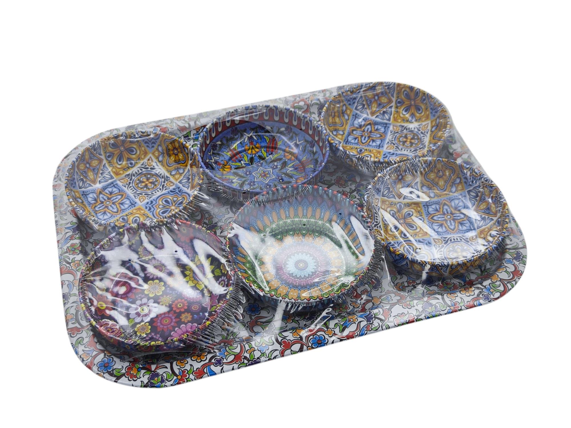 01752   Özcan 6lı Metal Çerezlik