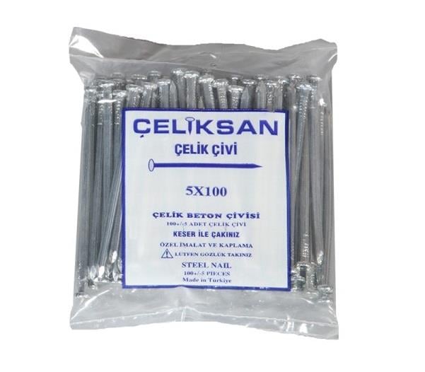 018055   ÇELİKSAN ÇELİK ÇİVİ 5*100 (Beton)