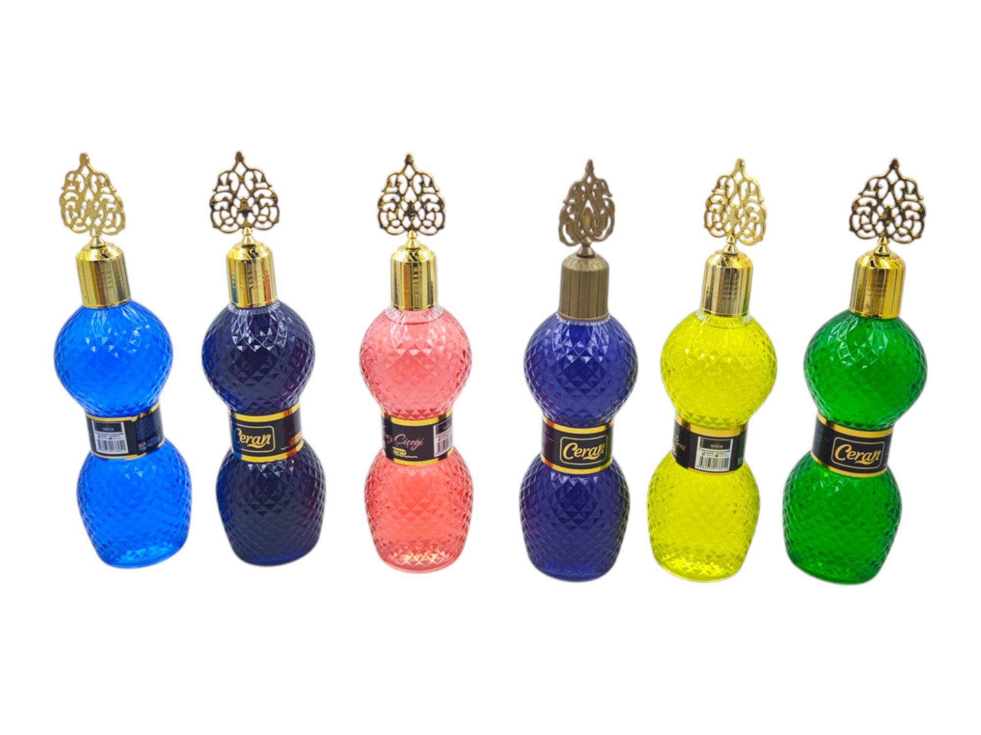 02272   Mekozsa Ceran Osmanlı Kapaklı Kolonya 400ml