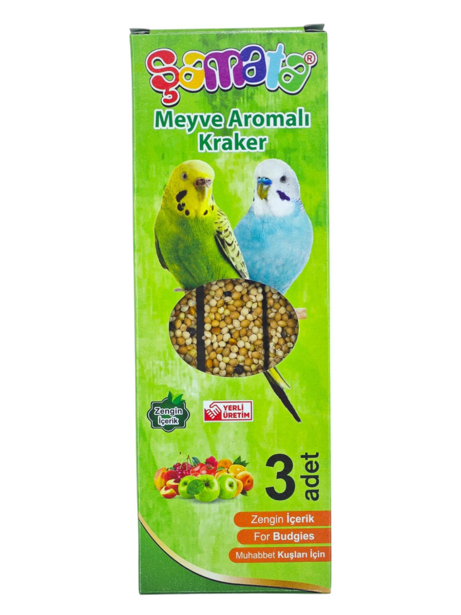 0446   Şamata Meyve Aromalı Kraker 3lü