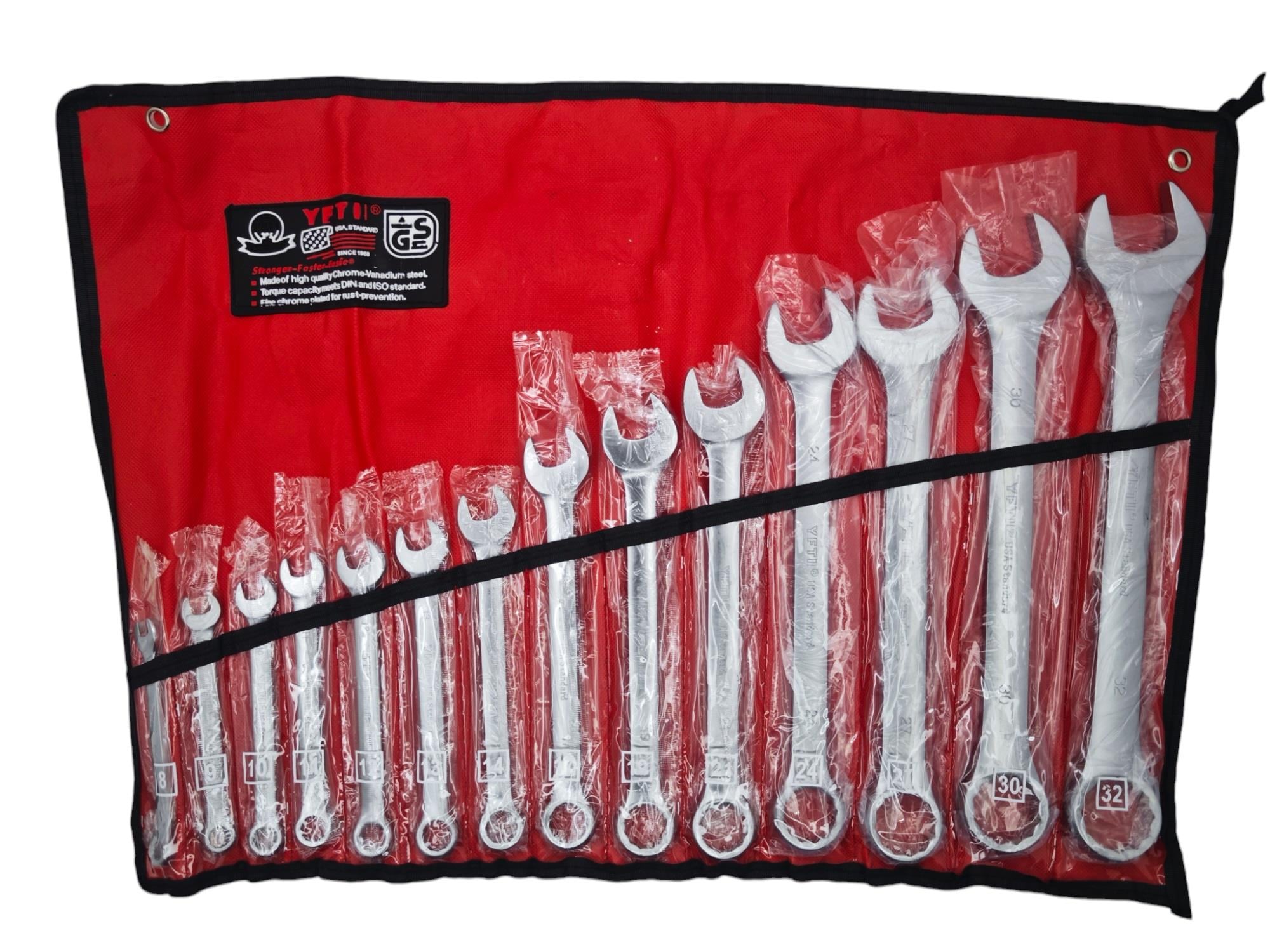 05155   Yeti Kombine Anahtar Seti 14lü 8-32mm