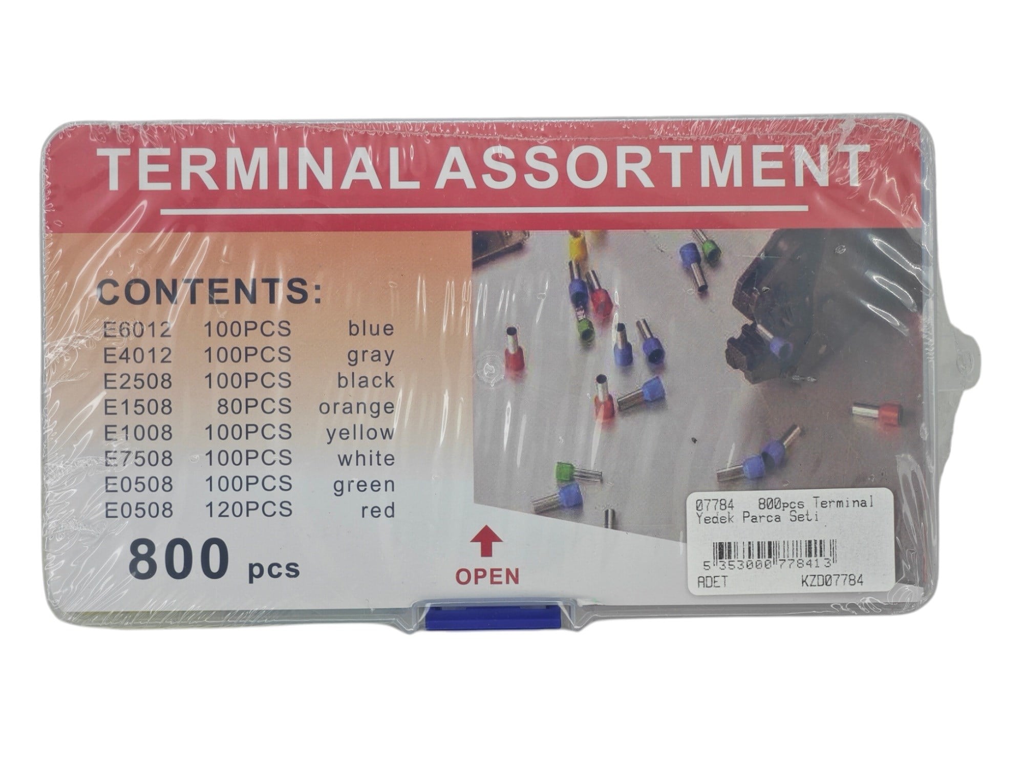 07784   800pcs Terminal Yedek Parça Seti