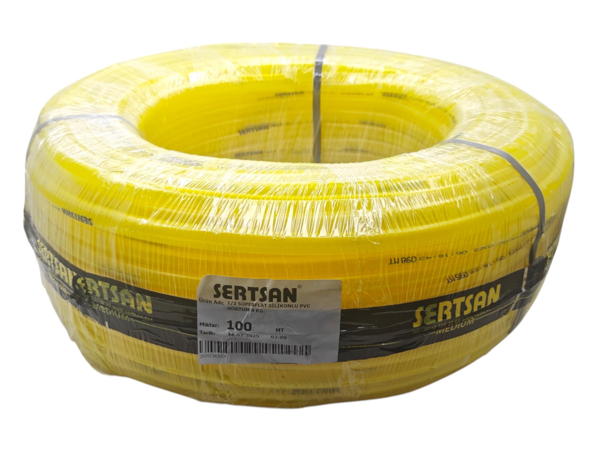 08885   Sertsan Süperflast Silikonlu PVC Hortum 1/2 100m