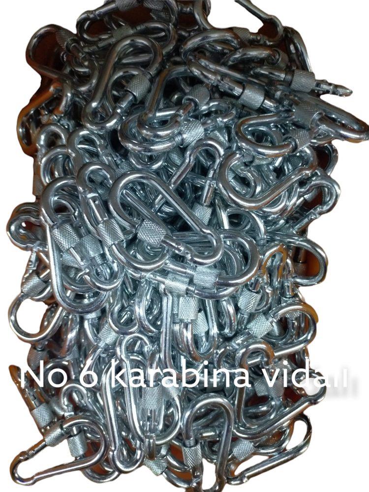 10223   VİDALI KARABİNA 6*60mm