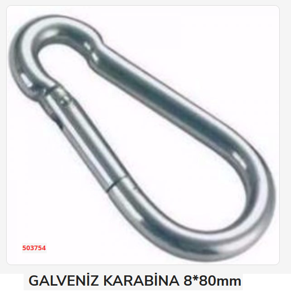 10235   YAYLI KARABİNA 8*80mm