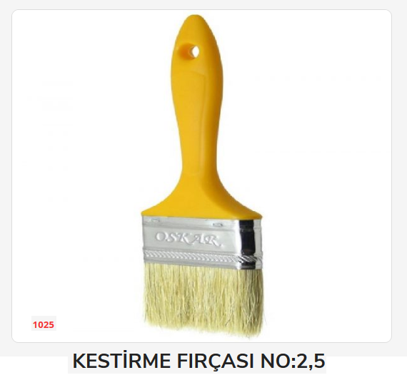 1025   KESTİRME FIRÇASI NO:2,5