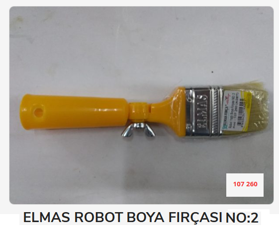 107 260    ROBOT YAYLI BOYA FIRÇASI NO:2