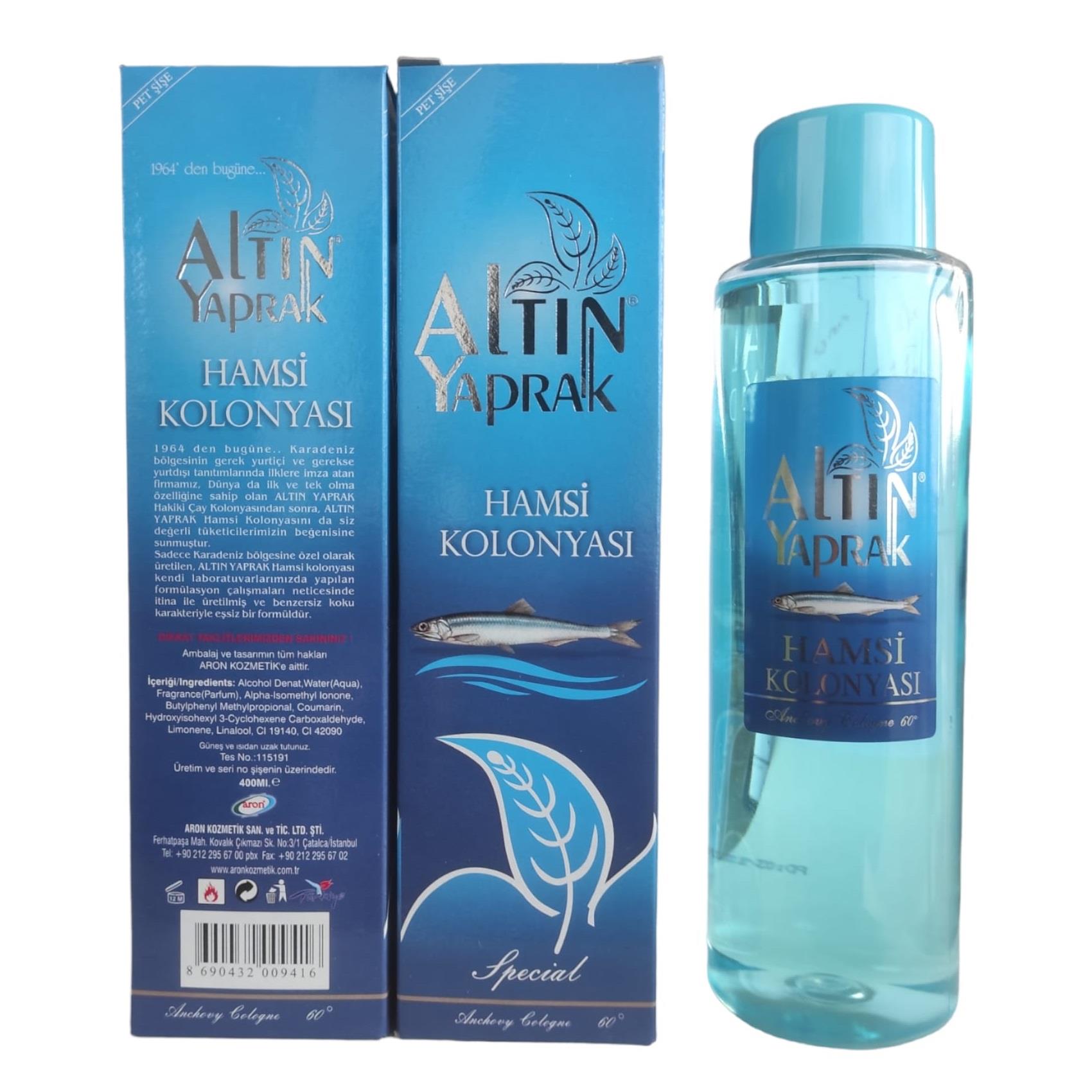 120   ALTIN YAPRAK HAMSİ KOLONYASI 400ml