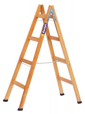 1404   Saraylı A Tipi Ahşap Merdiven 4+4