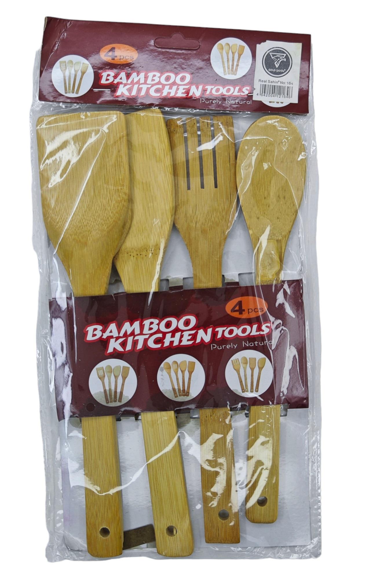 164   REAL ŞAHİN BAMBU KAŞIK SET 4lü