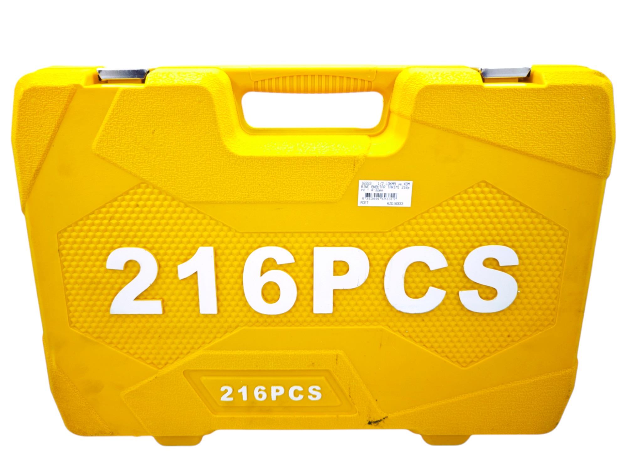 16933   Tools Lokma Ve Kombine Anahtar Takımı 216prç