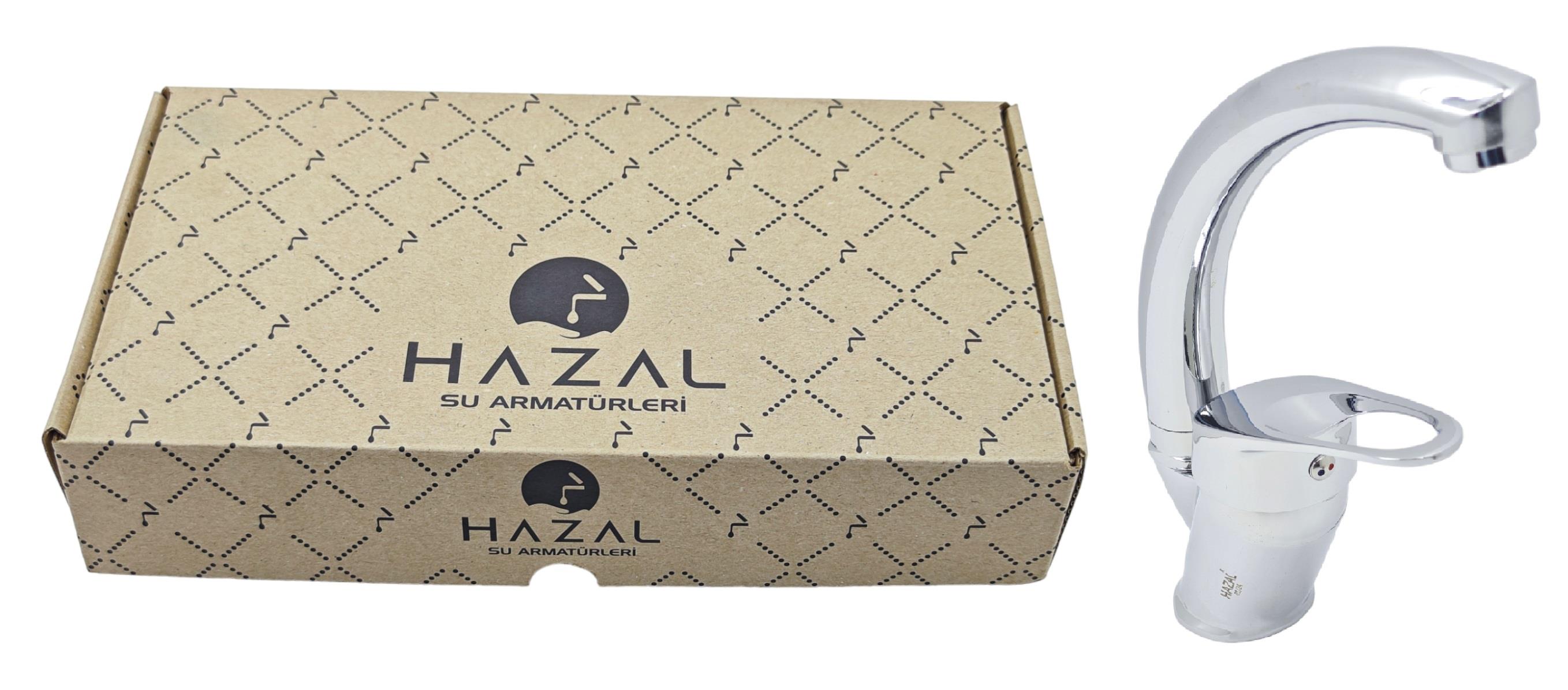 Hazal-Trend Mix Lavabo Batarya -Kuğu