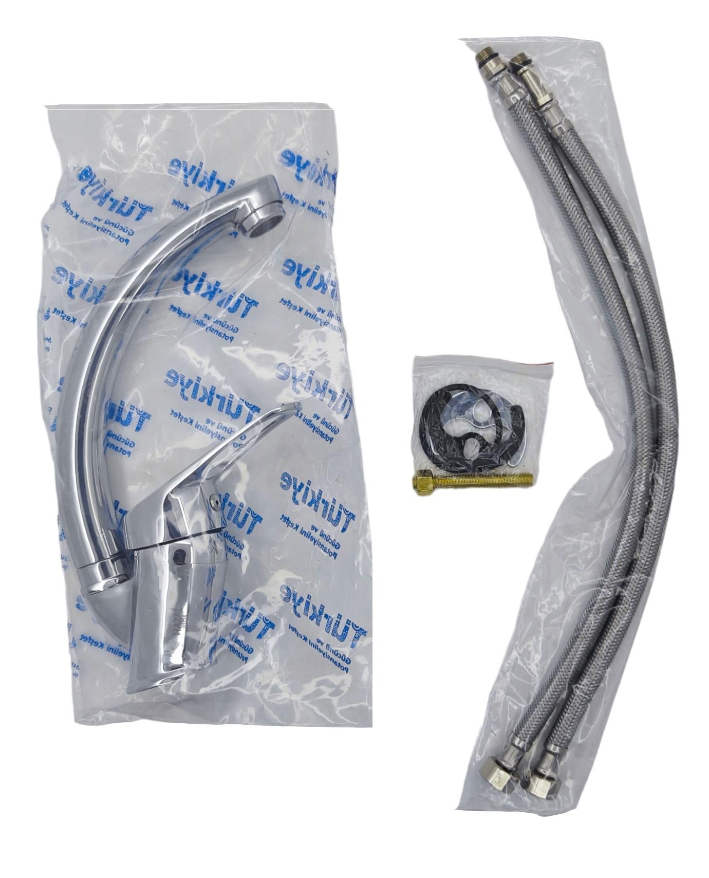 Hazal-Trend Mix Lavabo Batarya -Kuğu