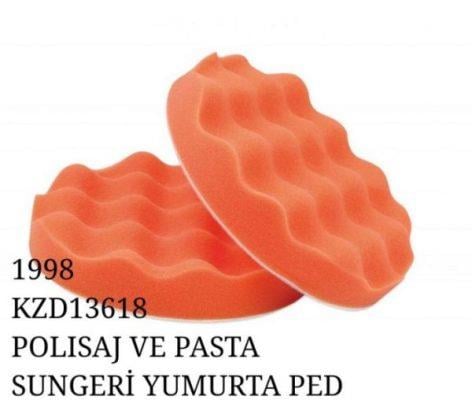1998   MEŞEM PASTA POLISAJ SÜNGERİ 150mm - Cırtlı ped