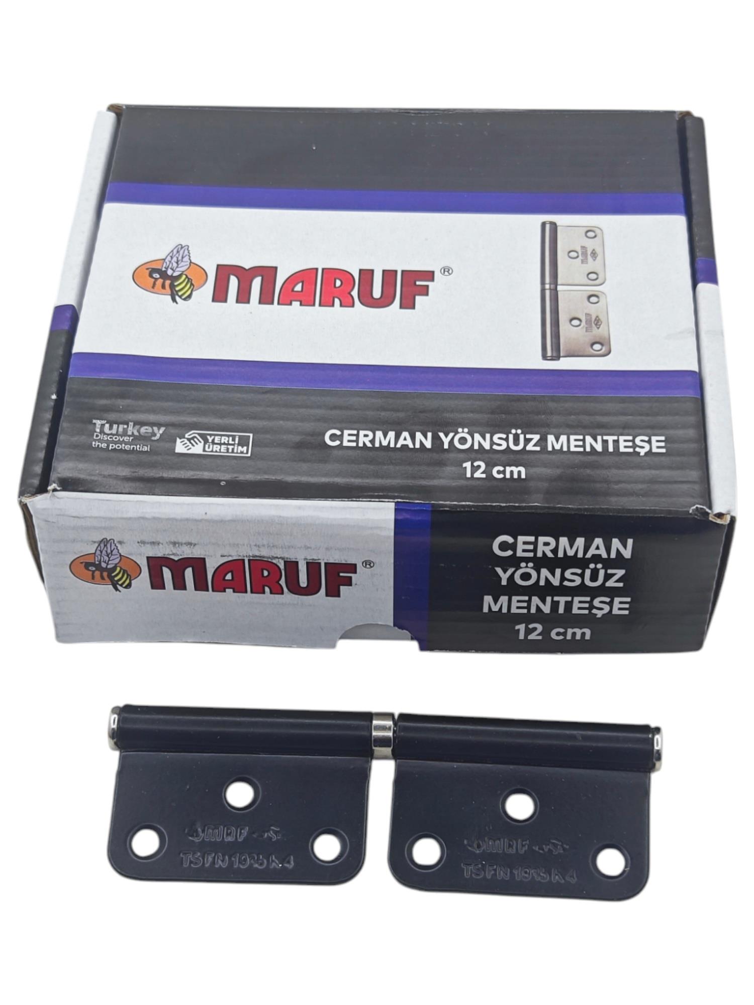 2001   Maruf Cermen Yönsüz Menteşe 2mm 12cm - Siyah