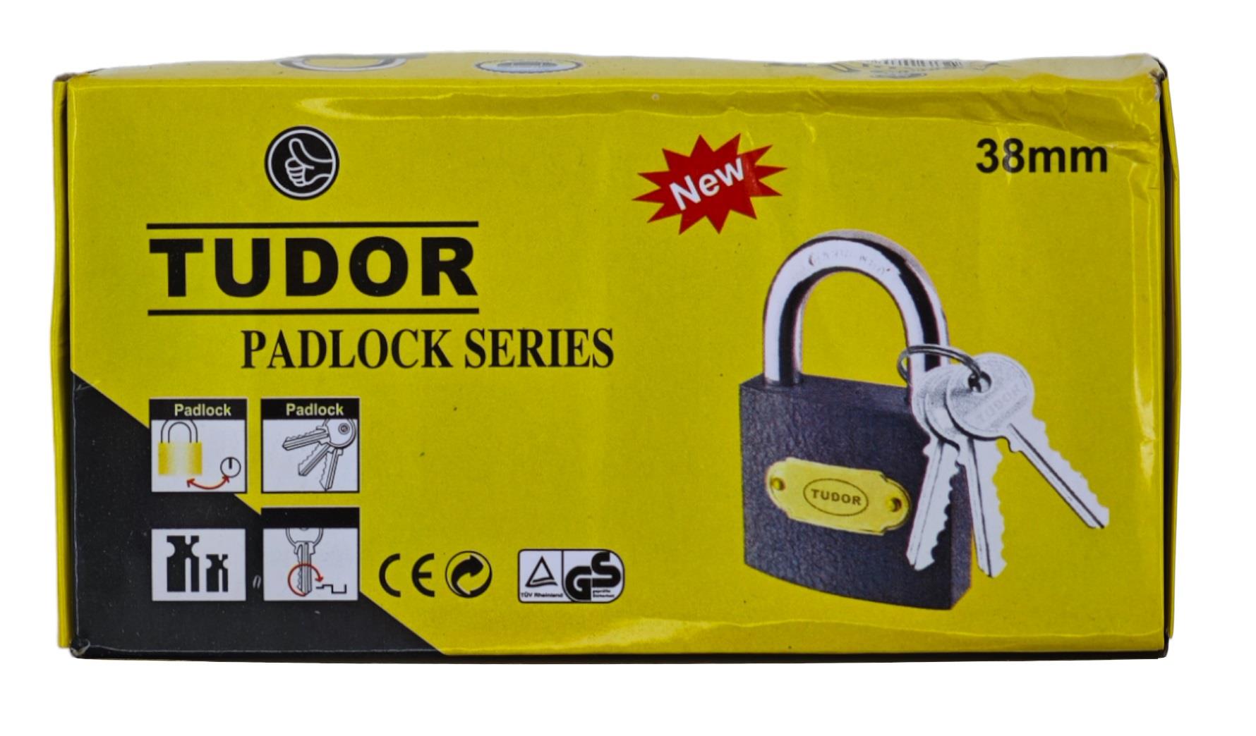 Tudor Asma Kilit 38Mm (Gri)