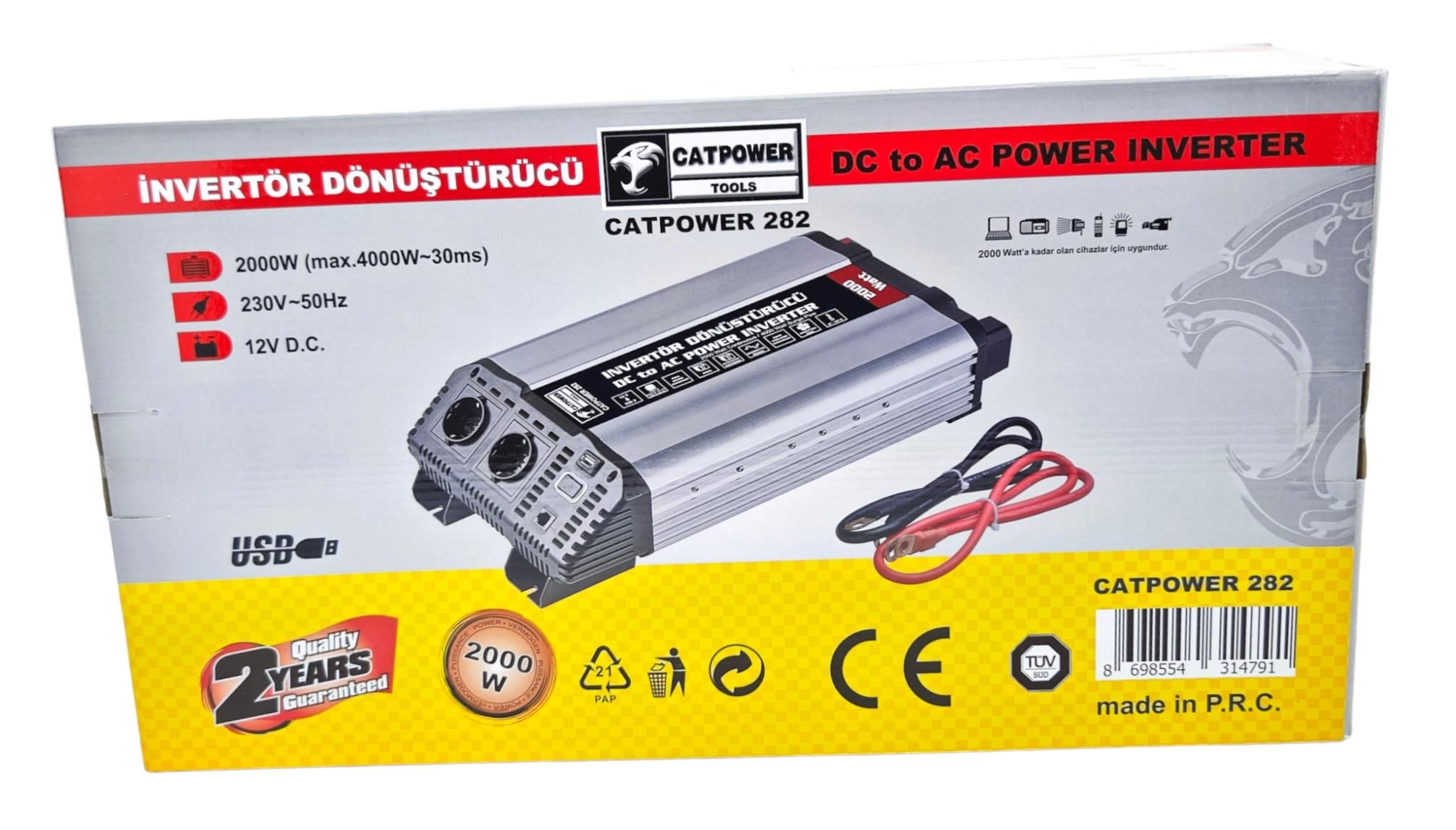 282   CATPOWER İNVERTÖR DÖNÜŞTÜRÜCÜ 2000W