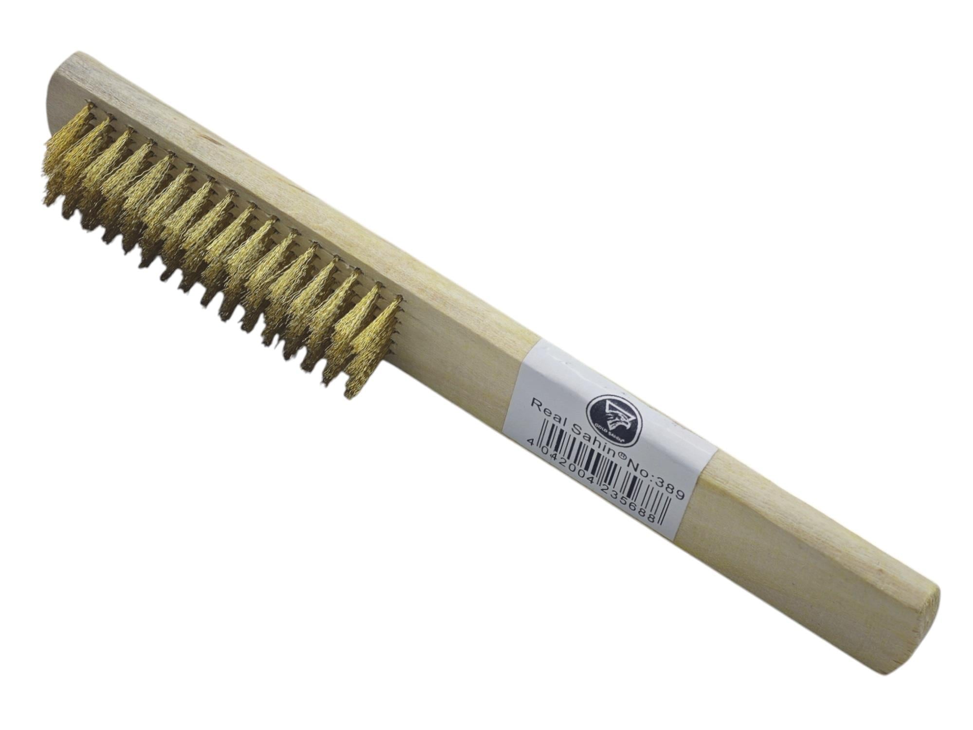 389   Real Şahin Ahşap Tel Fırça