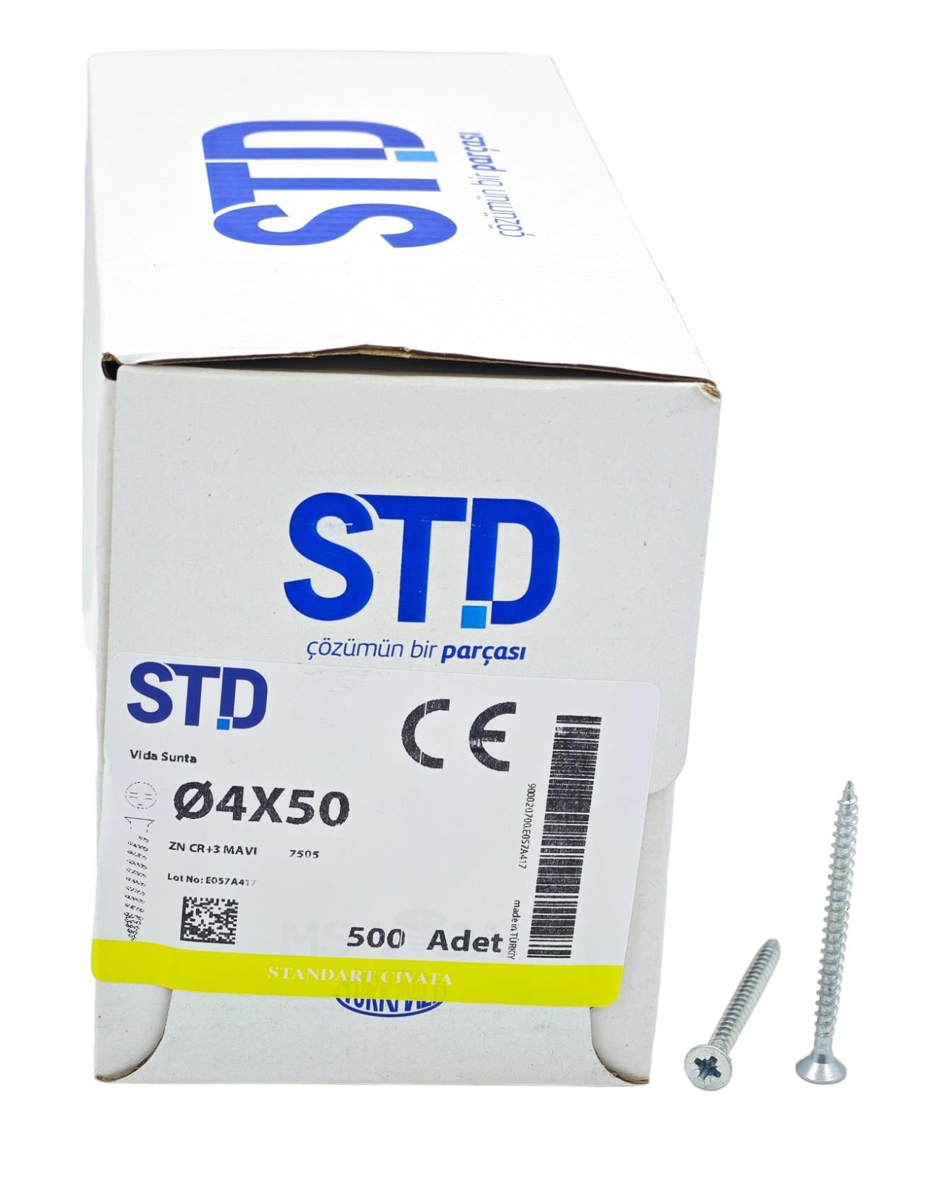 4050   STD YBH SUNTA VİDASI 4*50 500lü