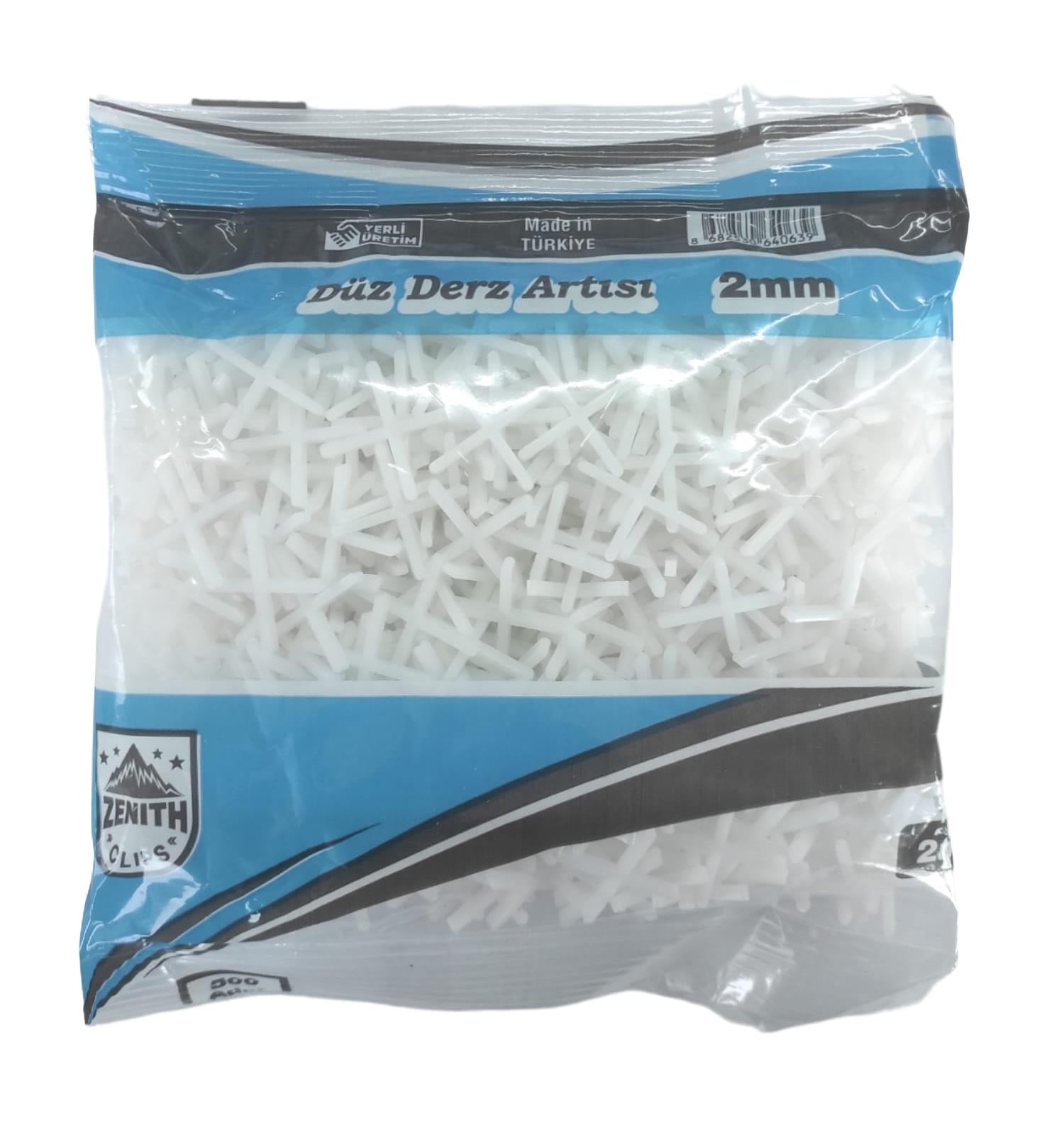 4063   ZENITH DÜZ DERZ ARTISI 2mm 500lü