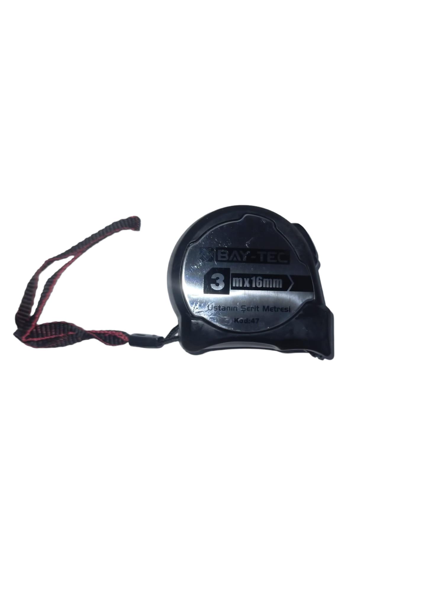 47   BAY-TEC USTANIN ŞERİT METRESI 3m*16mm