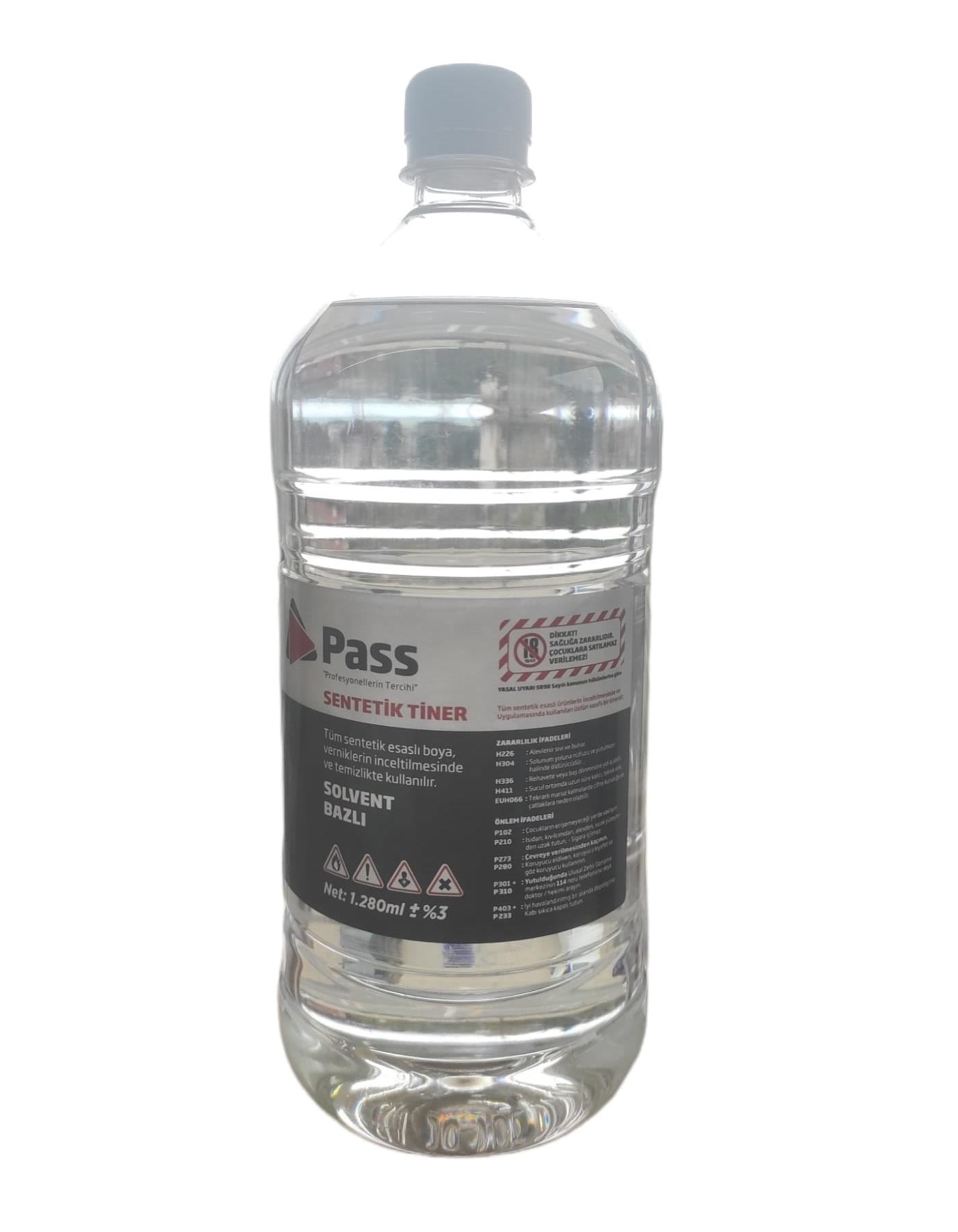 6068   PASS SENTETİK TİNER 1280ml