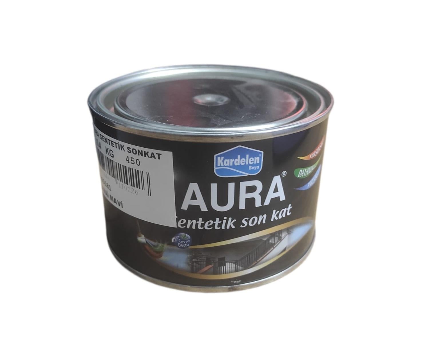 6333   KARDELEN AURA SENTETİK SONKAT BOYA 500gr - H. Mavi