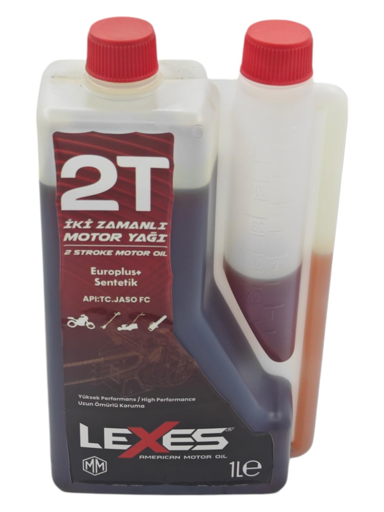 6351   Lexes 2T Motor Yağı 1lt - Ölçekli