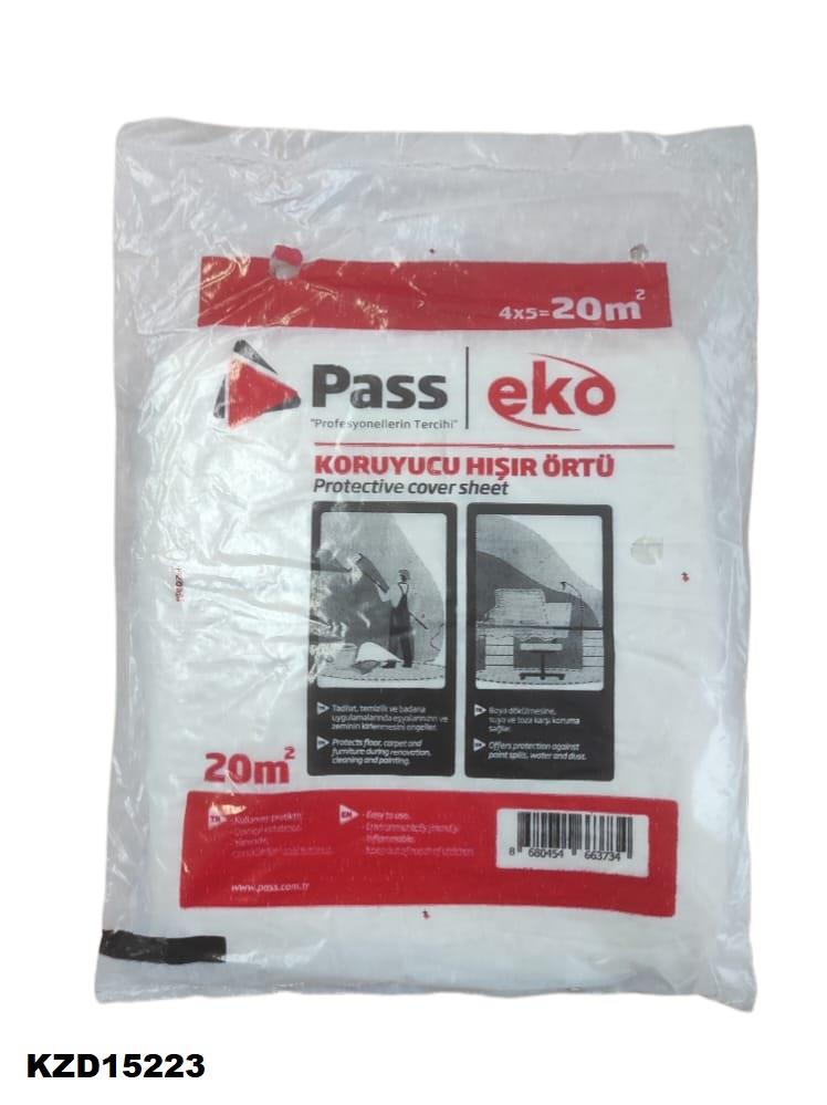 6373   PASS EKO KORUYUCU HIŞIR ÖRTÜ 4*5m - İnce