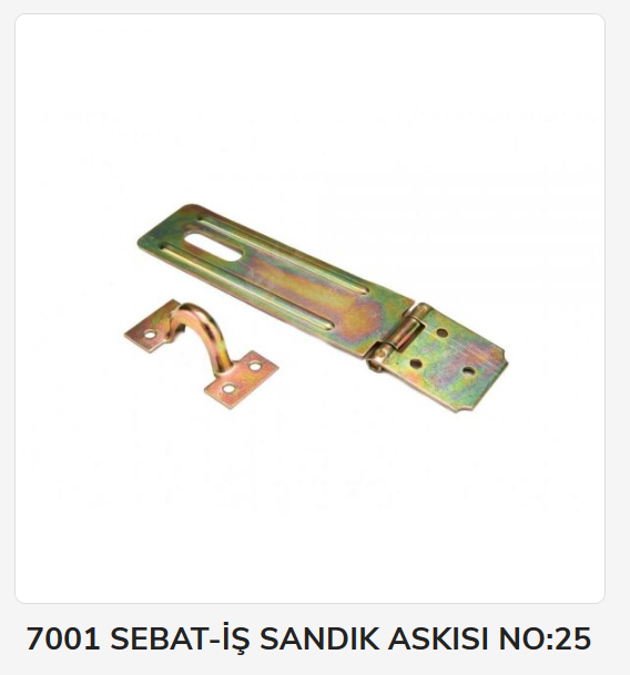 7001   SEBAT-İŞ SANDIK ASKISI NO:25