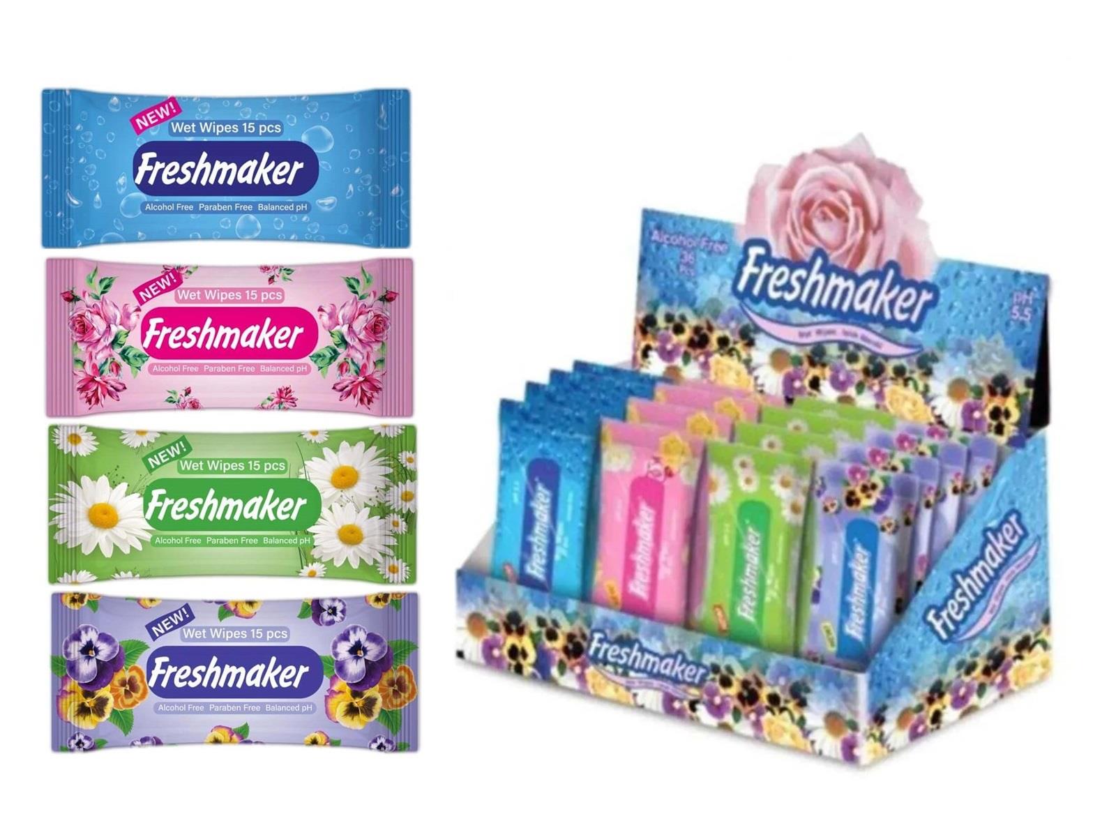 7101   FRESHMAKER CEP ISLAK MENDİL 15li