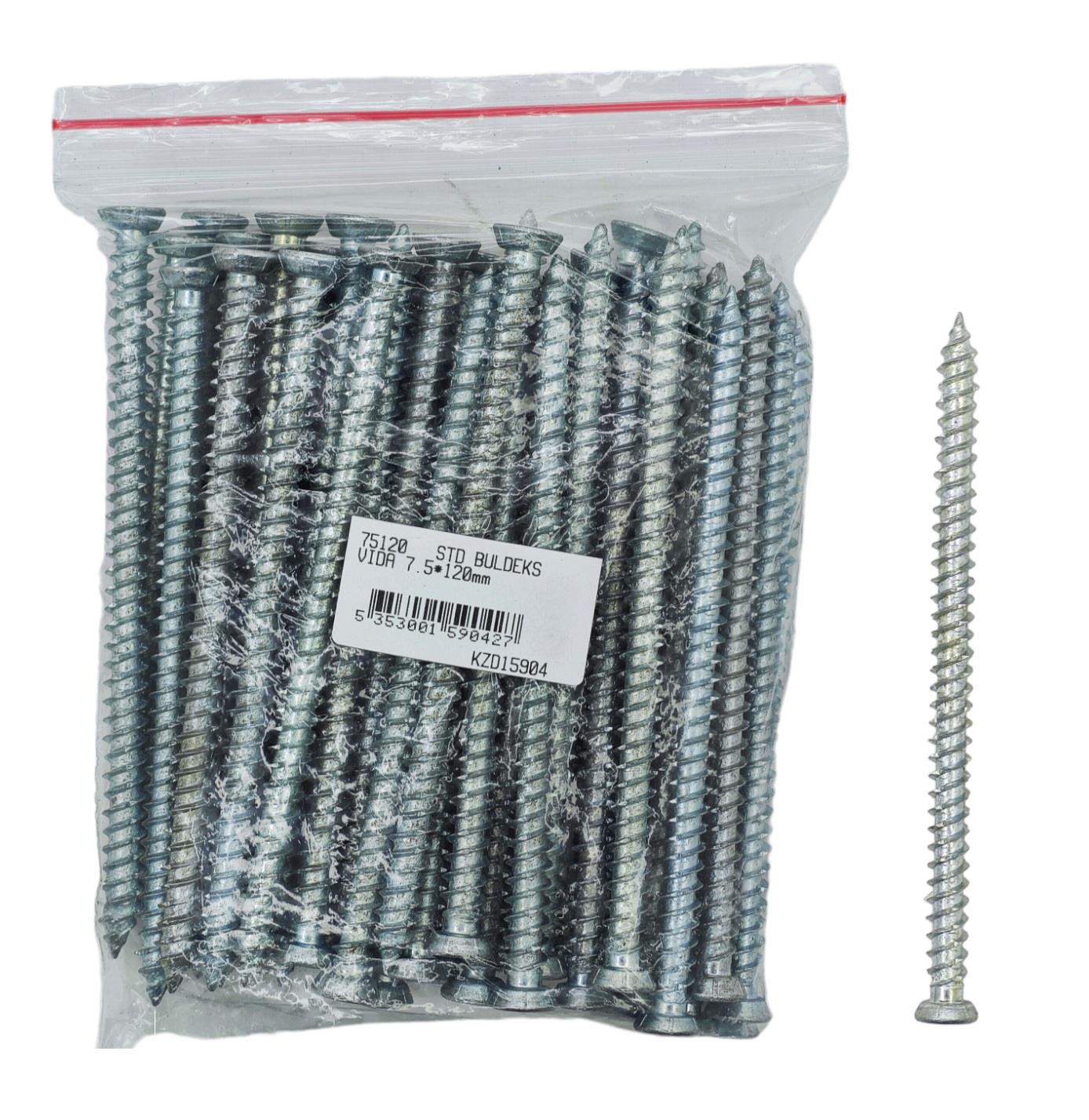 75120   Akdeniz Buldeks Beton Vida 7.5*120mm