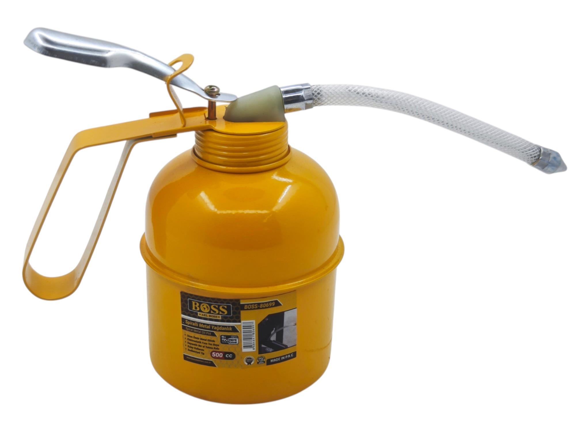 80699   Boss Metal Yağdanlık 500cc - Spral Uç