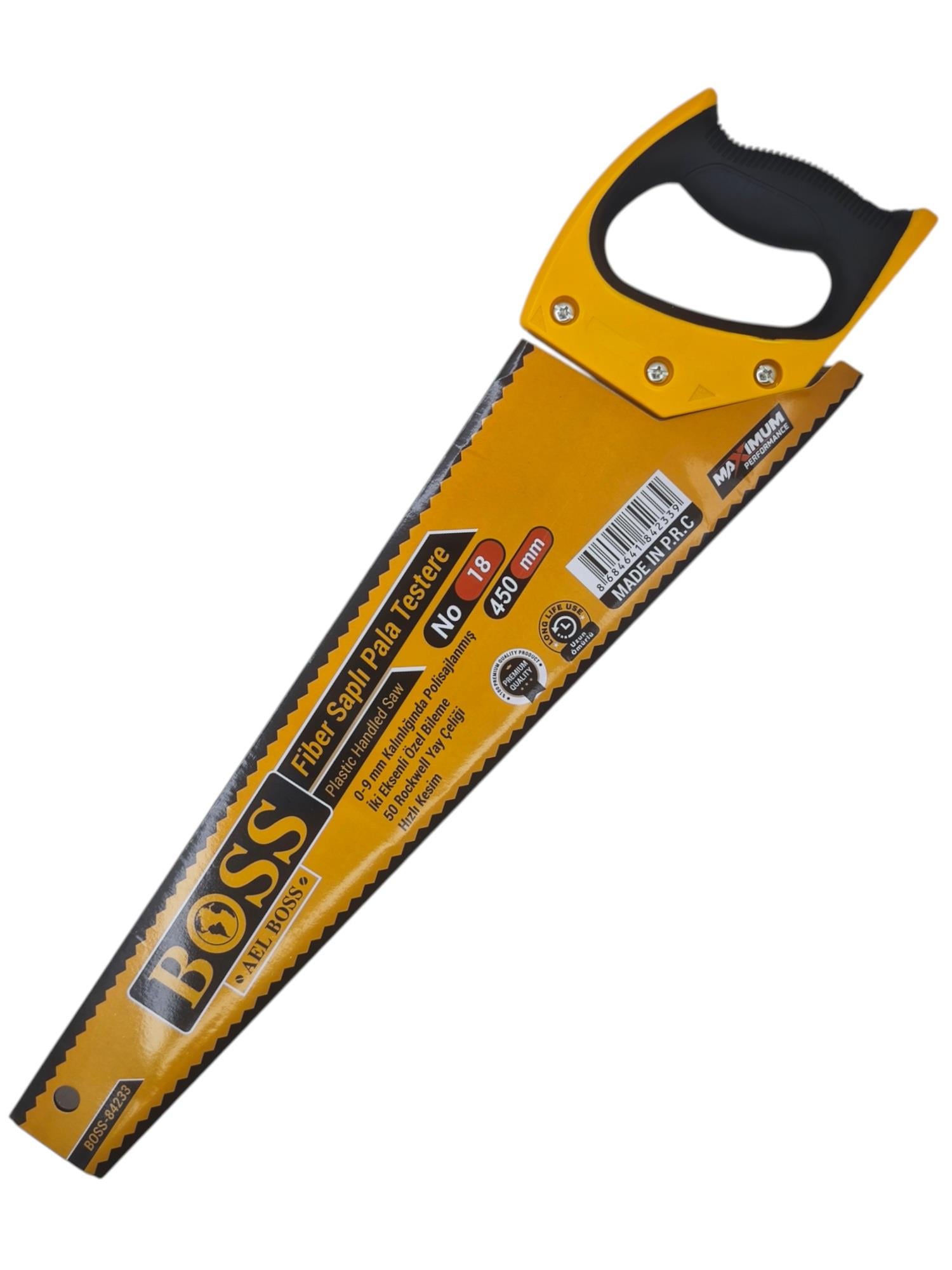 84233   Boss Fiber Saplı Pala Testere 450mm