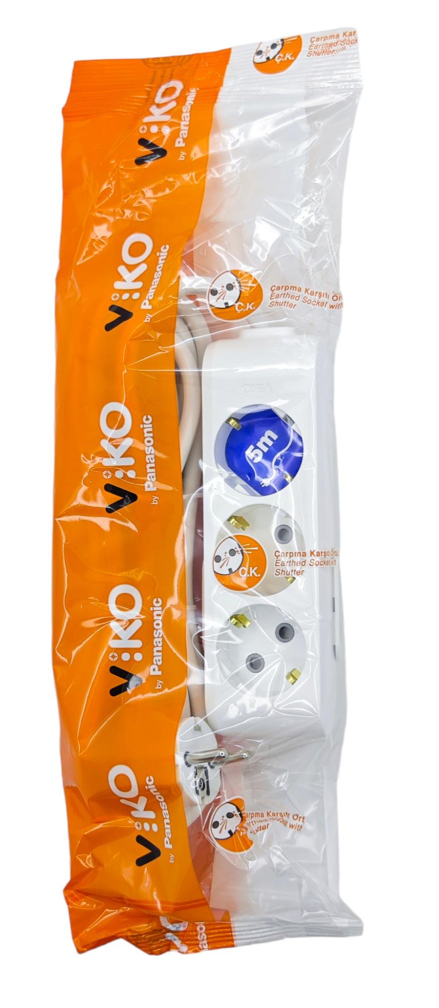 90113305   VİKO ARA KABLO 3lü 5m