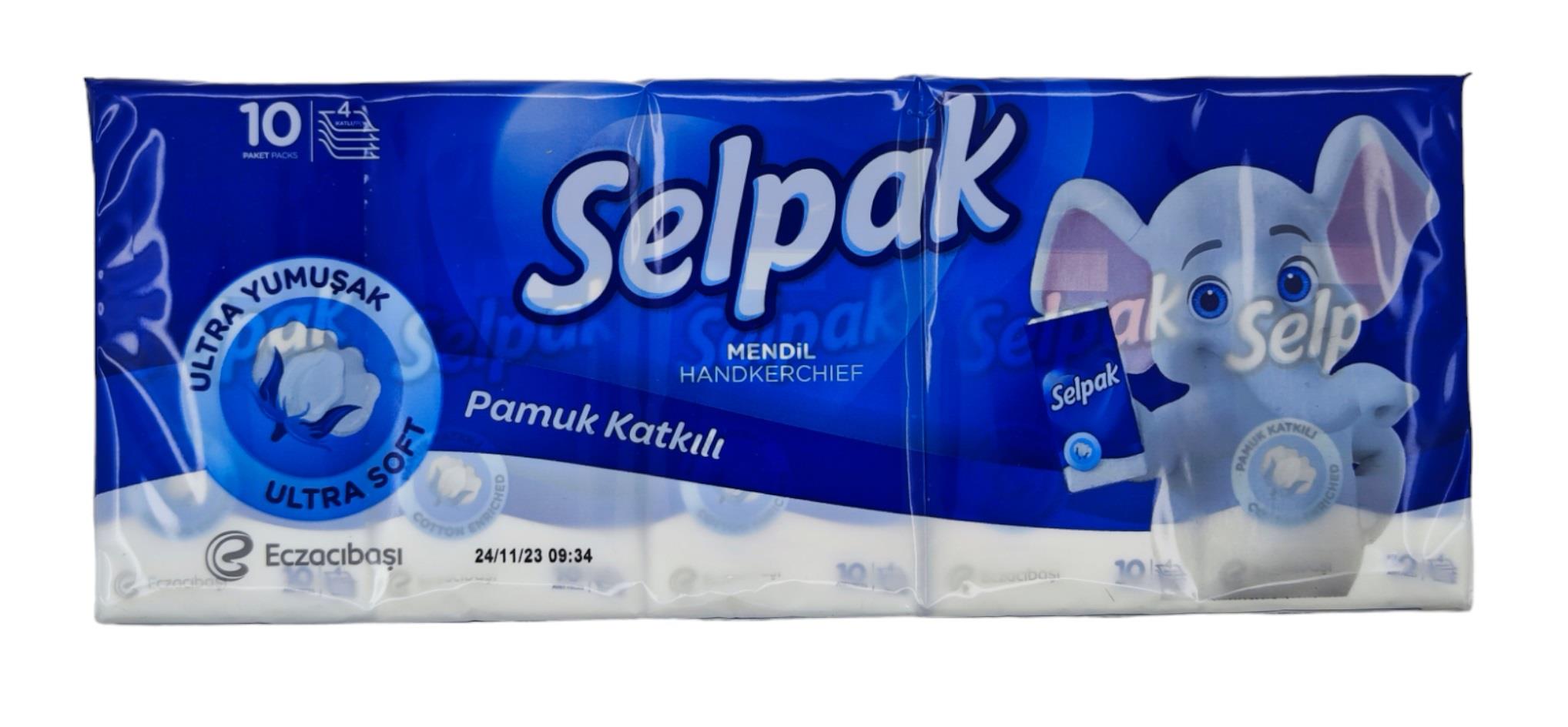 Selpak 4 Katlı Mendil - Klasik