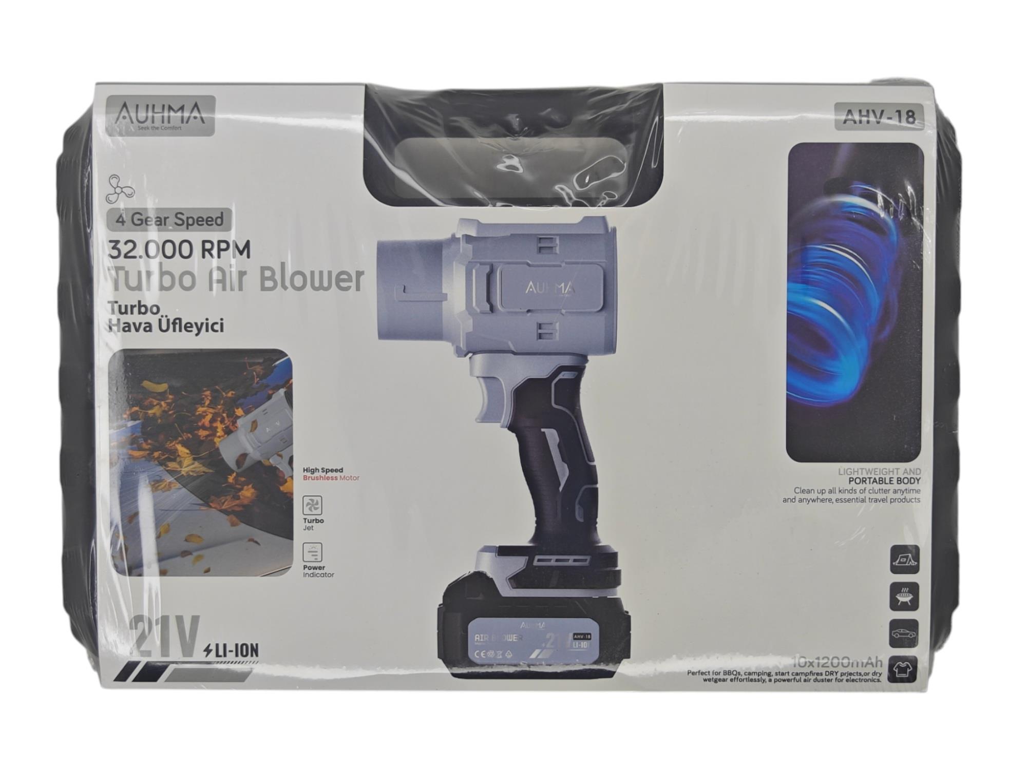 AHV-18   Auhma Turbo Fanlı Elektrikli Hava Kompresörü