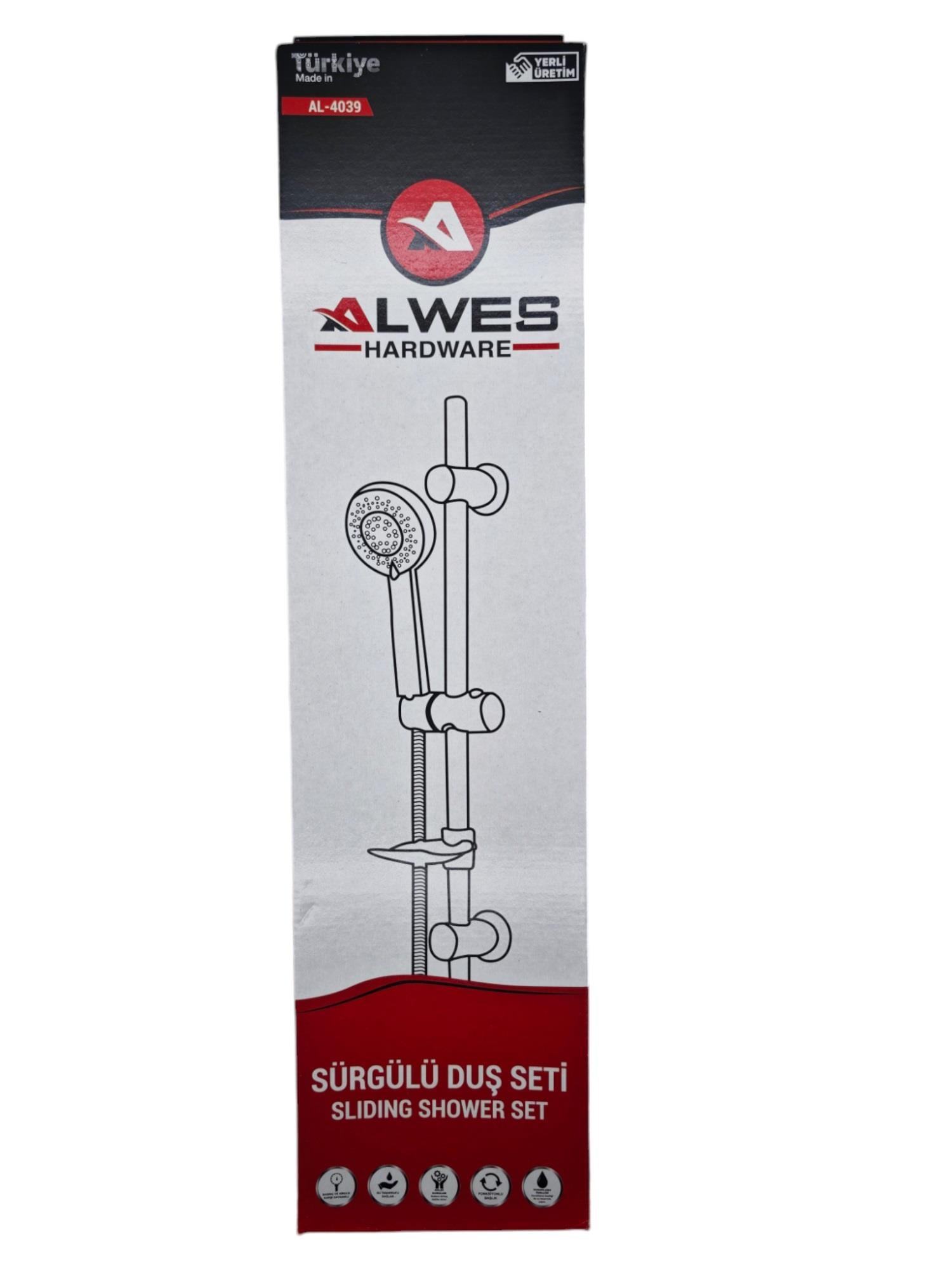 AL-4039   Alwes Sürgülü Duş Seti