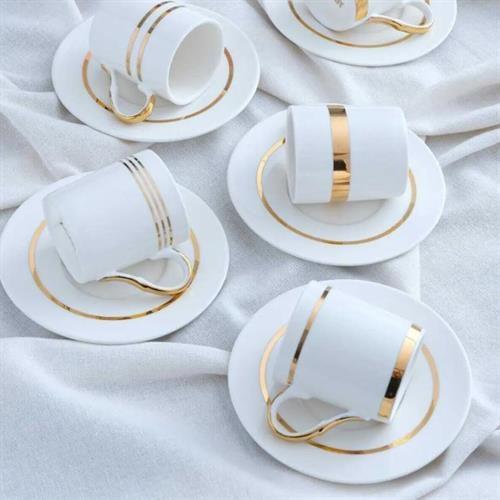 Acar Golden Eye 6 Lı Kahve Fincan Takımı KAI-06332