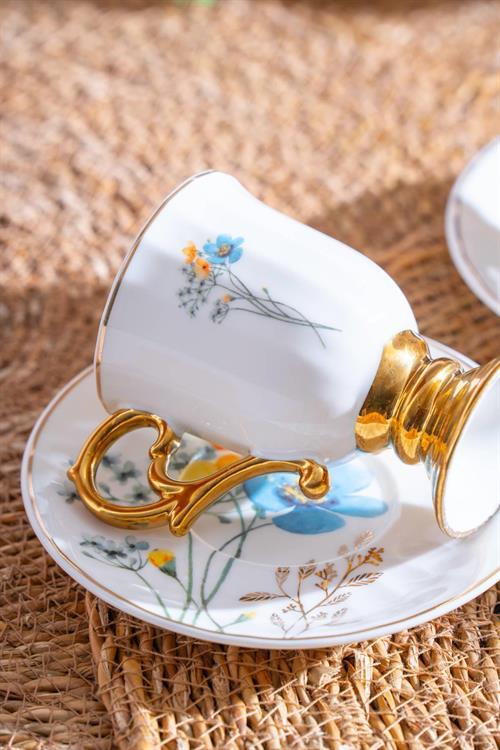 Acar Lansy 6 Kişilik Kahve Fincanı Takımı - 90 Ml