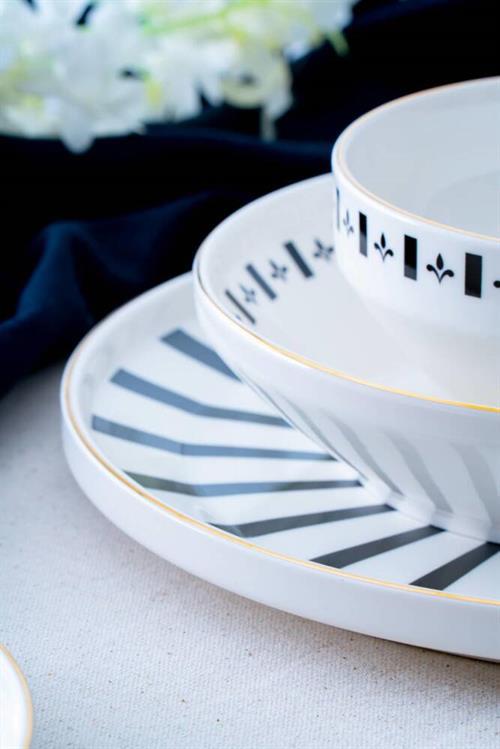 Acar Reyes 6 Kişilik 24 Parça Yemek Takımı SCT-05446