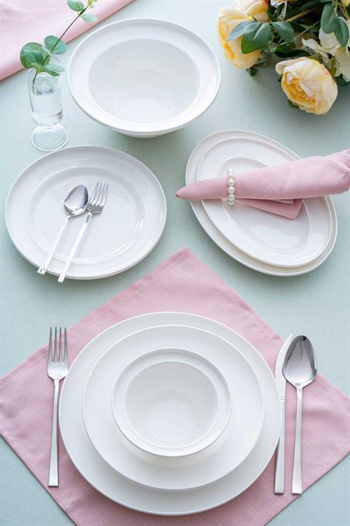 Acar Verlina 6 Kişilik 27 Parça Yemek Takımı 06533