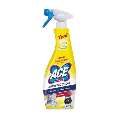 Ace Ultra Çamaşır Susuz Yağ Çözücü Sprey Mutfak 700 ml